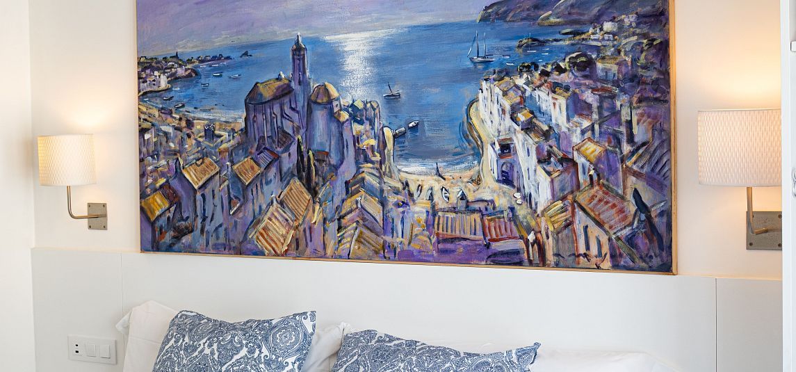 Chambre Familiale Supérieure avec vue latérale sur la mer